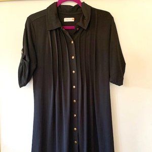 Calvin Klein Collar, Button Down T-Shirt Dress